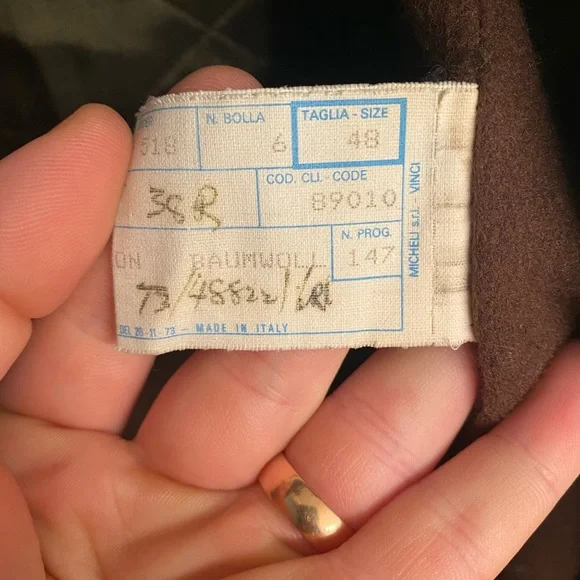 SOLD Ermenegildo Zegna Vintage Long Coat with Removable Liner - Picture 6 of 11